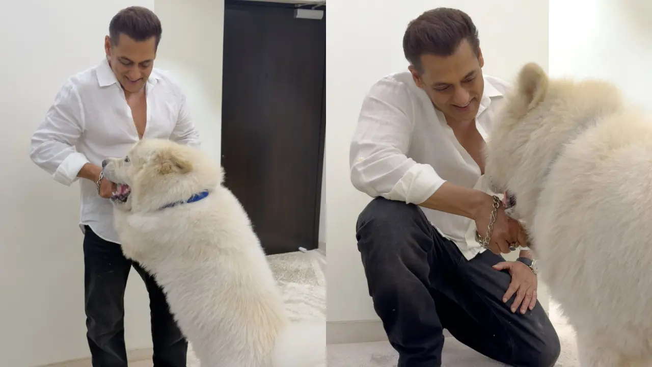 Salman Khan spends quality time with his furry friend 