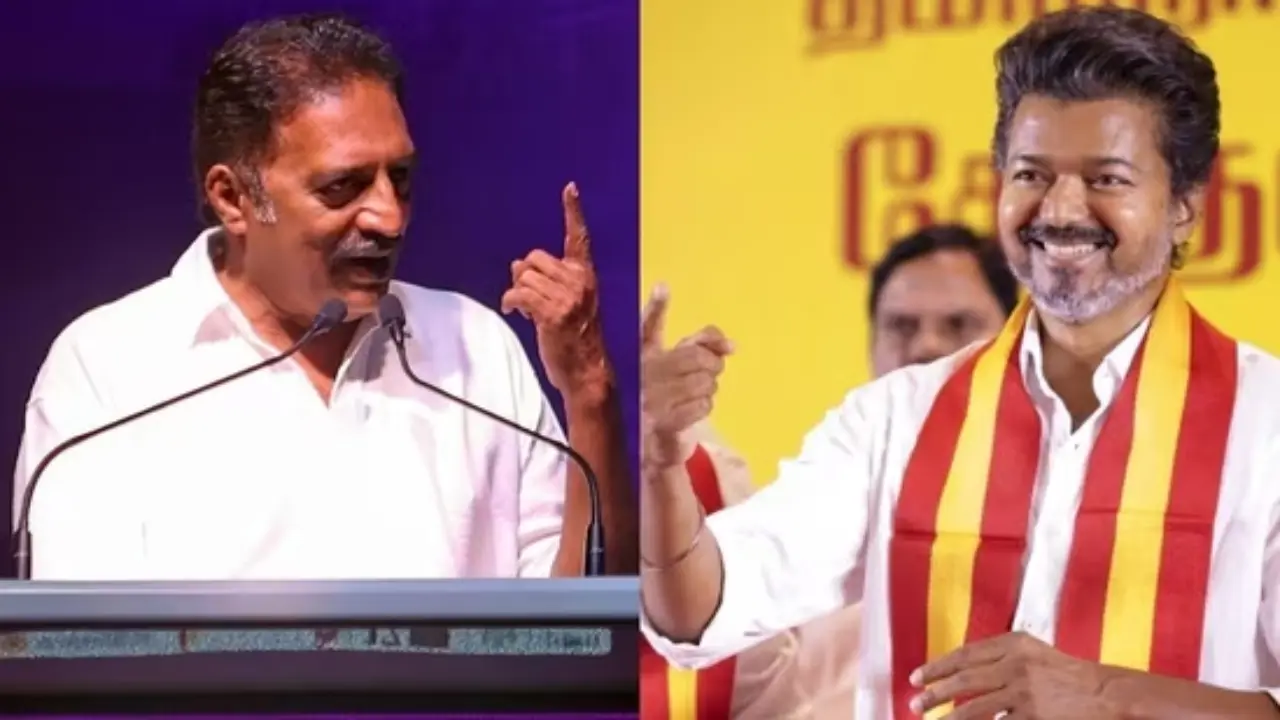 ‘Can’t give you the country’: Prakash Raj slams Vijay’s political entry 