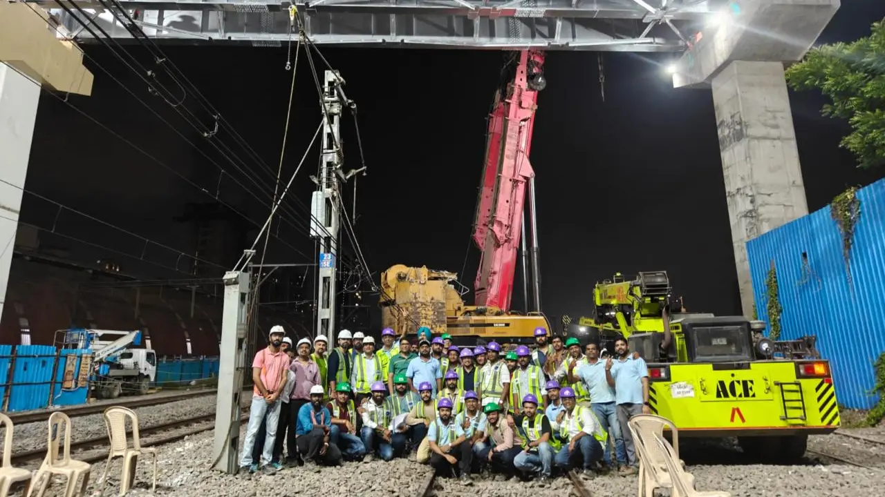 ​Mumbai Metro Line 6 work gets major push: Three 110-tonne girders launched 