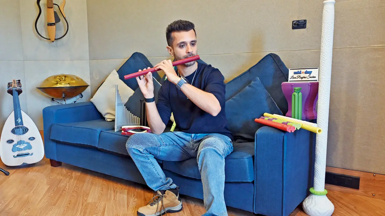 Raghav Sachar`s love for 3D-printed musical instruments and why he is doing it