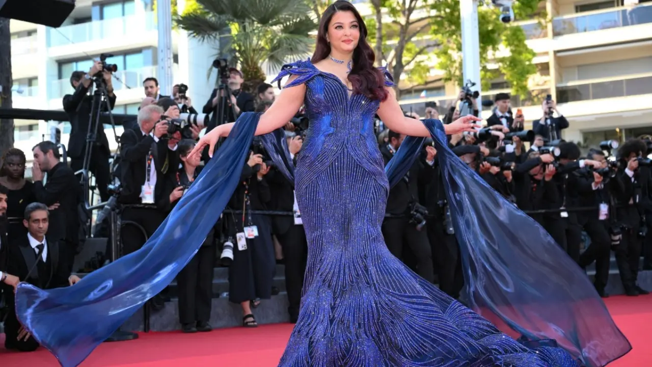 Cannes 2026: Aishwarya Rai Bachchan dazzles in sculpted blue gown 