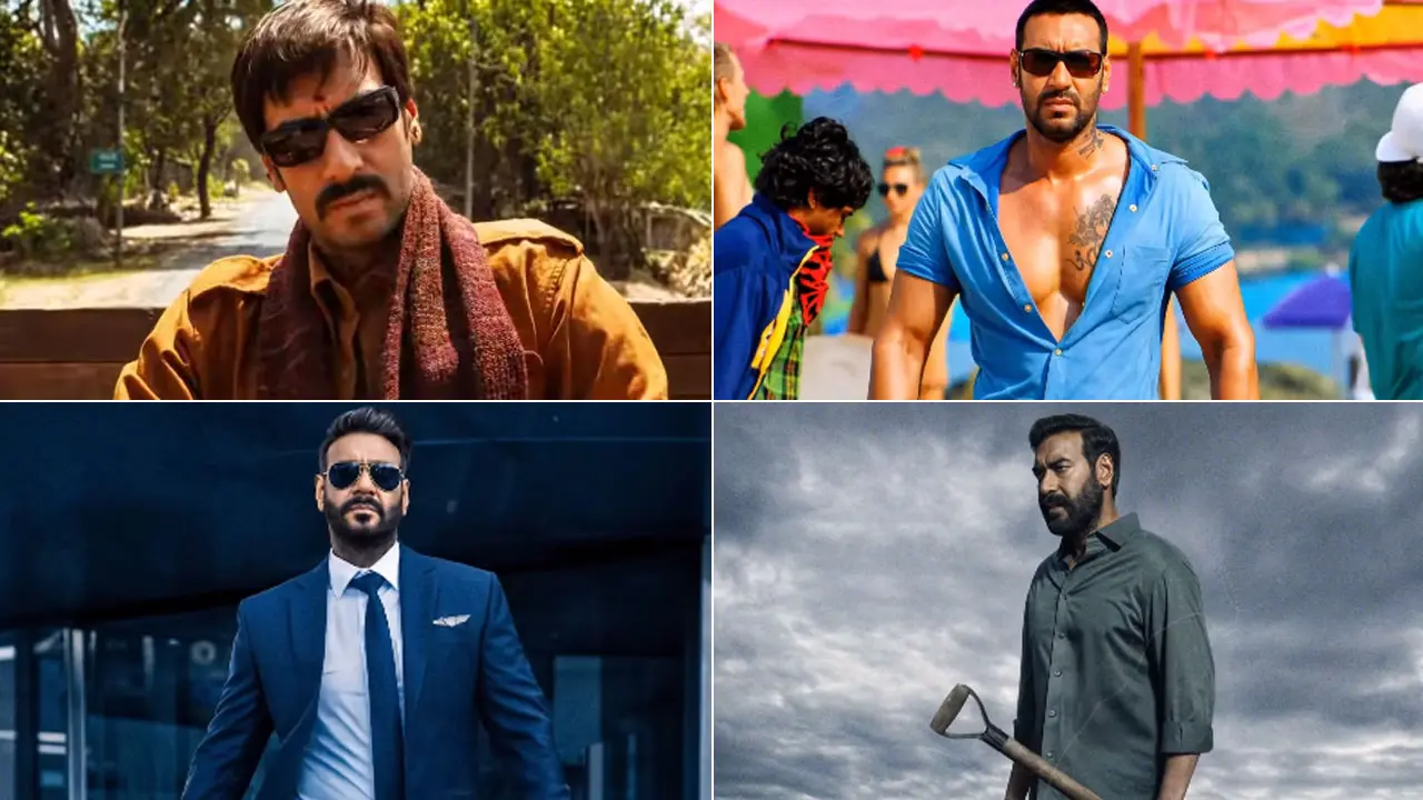 Ajay Devgn gives a peek into a nostalgic throwback with his iconic films 