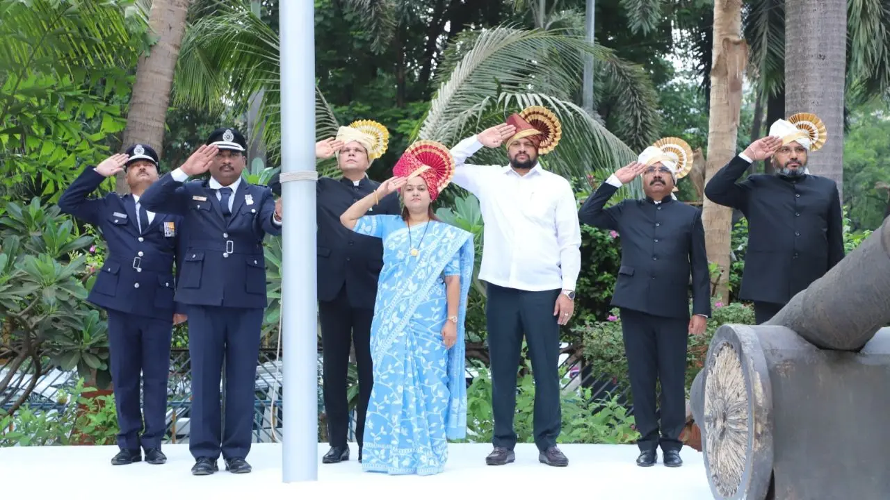 ​Flag hoisting, ceremonial salute and more as TMC celebrates Maharashtra Day 