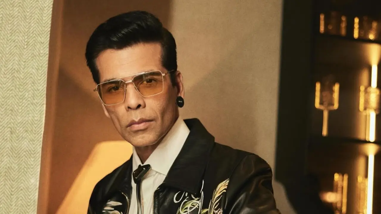 Karan Johar wears his mother`s diamond necklace, reveals how expensive it is