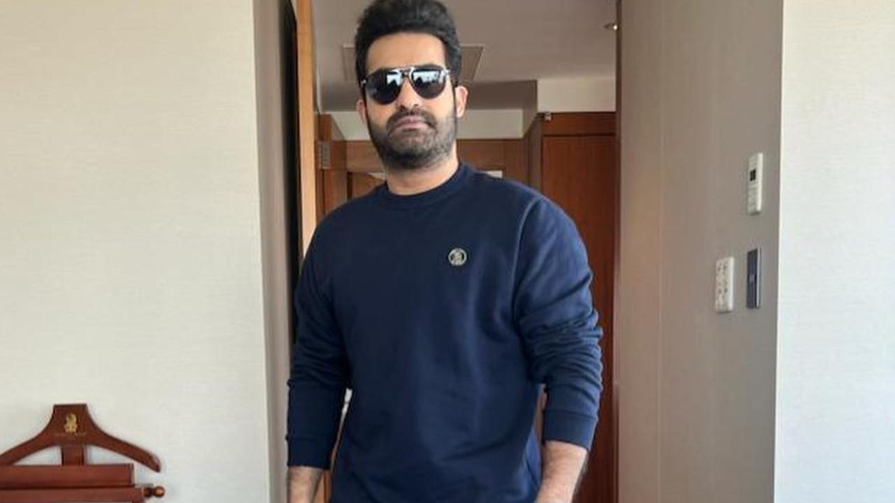 Watch: Jr NTR helps fan who falls while paying tribute to NT Rama Rao 