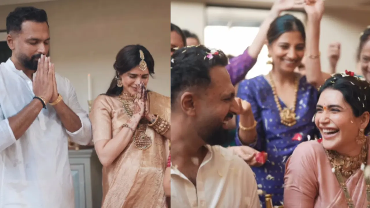 Mom-to-be Karishma Tanna shares glimpses from traditional baby shower – Watch