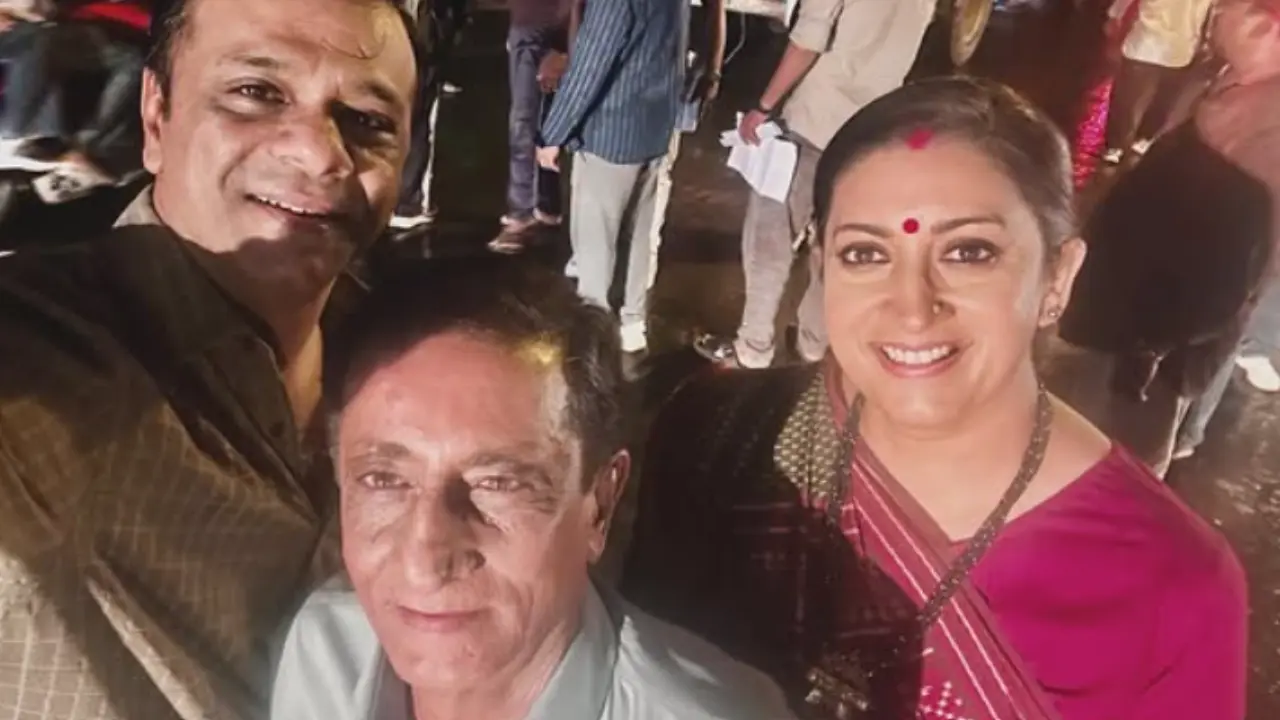 Tanmay Vekaria reunites with Smriti Irani after 17 years, recalls Maniben days 