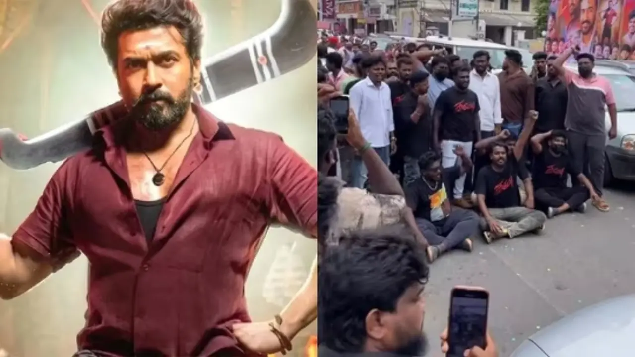 Suriya fans demand answers after Karuppu release delay disrupts screenings 