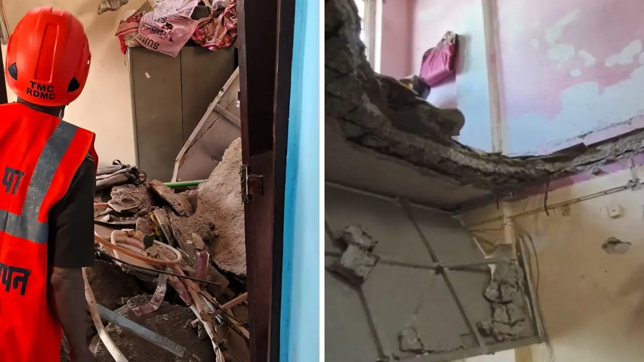 Thane: One injured as second-floor slab collapses in 35-year-old building