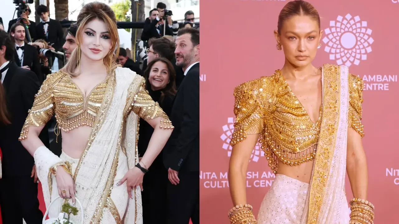 Cannes 2026: Urvashi Rautela trolled for allegedly copying Gigi Hadid 
