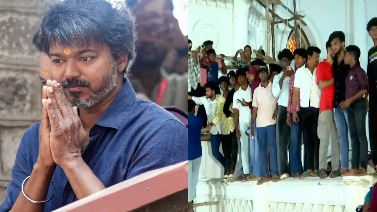 Vijay’s no-show at Velankanni church leaves fans thronging at premises 
